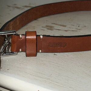 Coach Leather ladies belt fits 27.5” - 30.5”